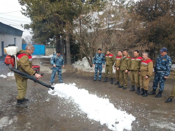 Подготовительные мероприятия к пожароопасному сезону Алматинского авиаотделения.