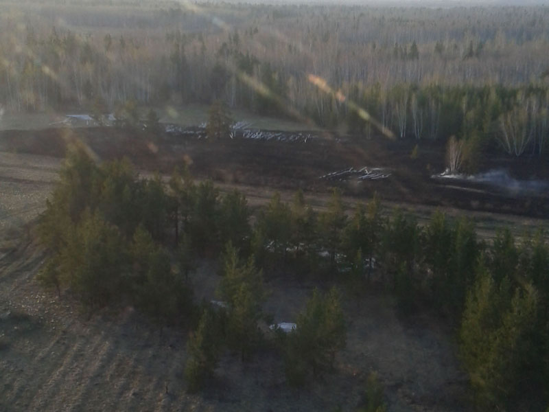 2 мая 2017 года на территории КГУ ЛХ «Кенес» и КГУ ЛХ «Отрадное» были обнаружены пожары.