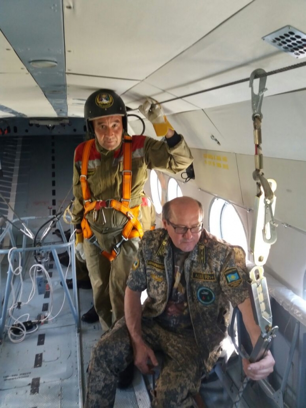 23 мая 2017 года Алматинским авиаотделением успешно проведено воздушные тренировки с применением вертолета 1 класса.