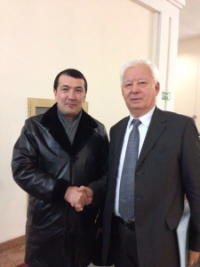 Сотрудник РГКП "Казавиалесоохрана" Исаев Р.Б. был награжден Министром окружающей среды и водных ресурсов РК