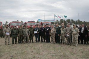 19 мая 2015 года в Павлодарской области прошли совместные Российско-Казахстанские приграничные учения по тушению природных пожаров