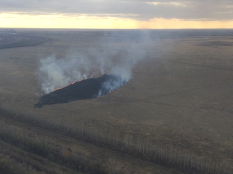 16 октября 2016 года на территории Аккольского ГУ Акмолинской области возник пожар.