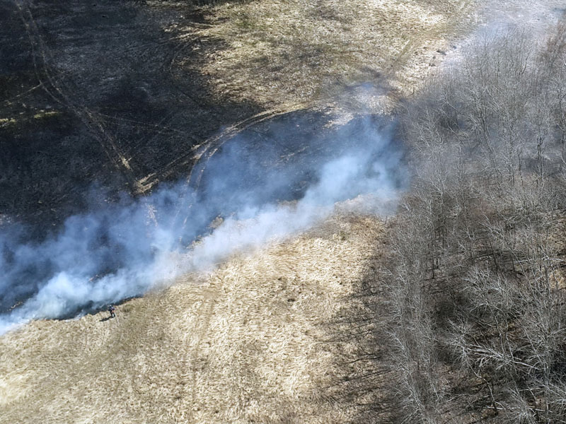 30 апреля 2017 года на территории ГНПП «Кокшетау» был обнаружен пожар.