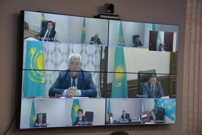 Состоялось очередное заседание Комиссии по предупреждению и ликвидации чрезвычайных ситуаций Алматинской области.
